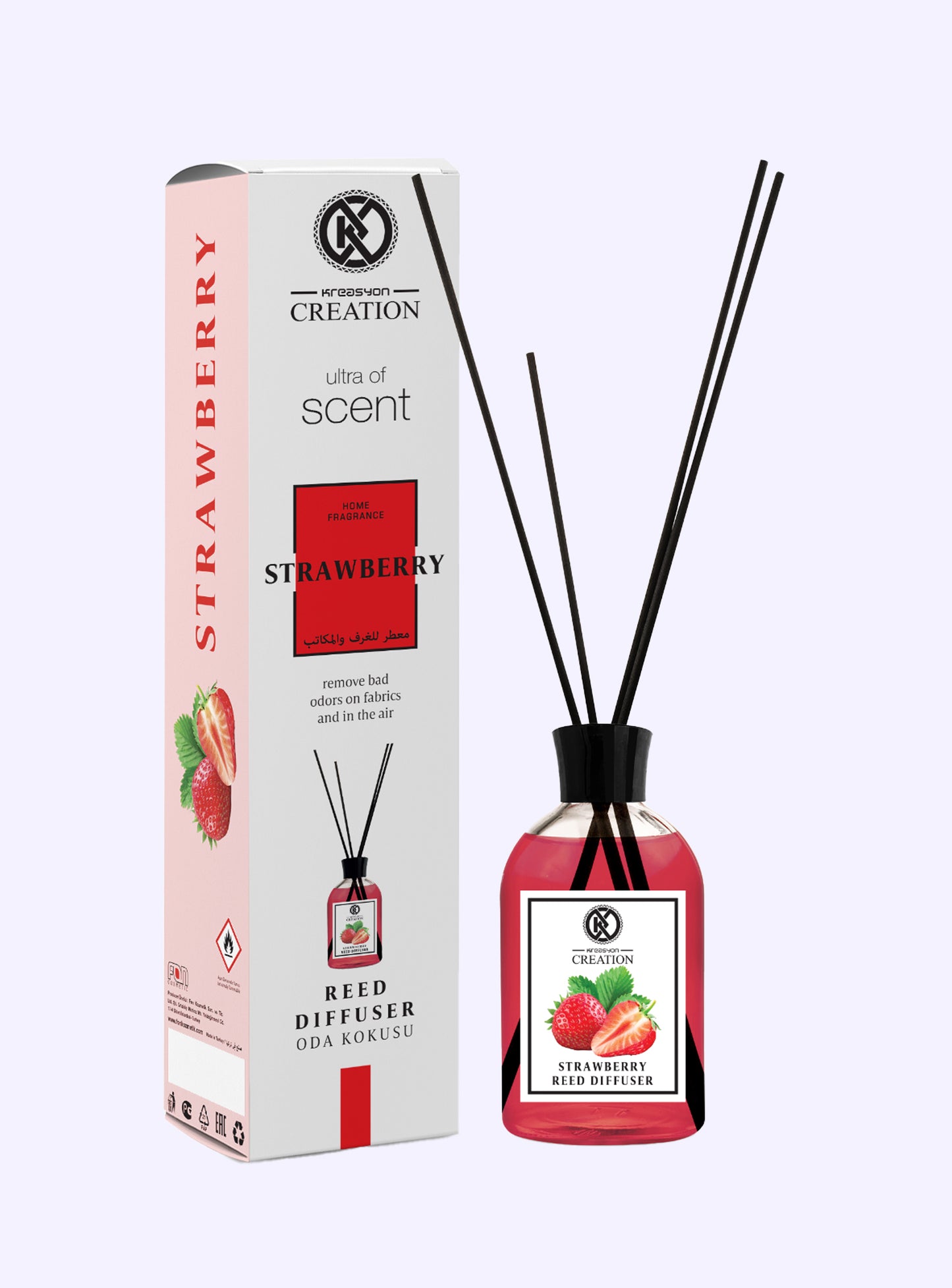 Kreasyon Reed Diffuser Strawberry 115ml